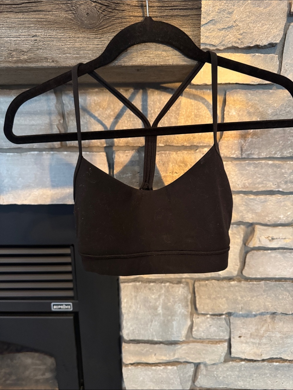 lululemon athletica Black Strappy Sports Bra